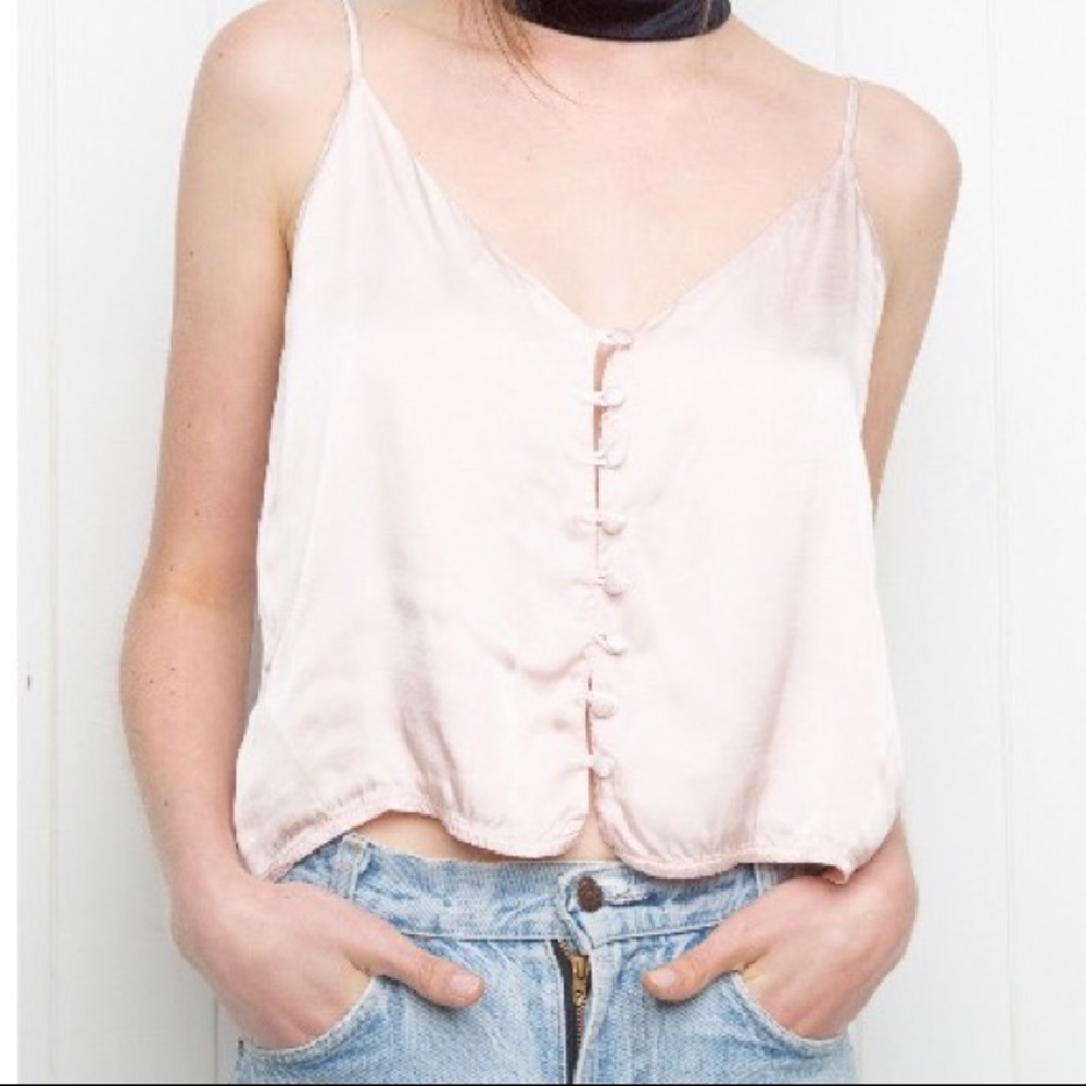 Brandy Melville Griffin silky tank top